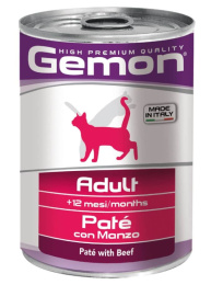 Паштет для кошек Gemon Cat Adult (говядина)