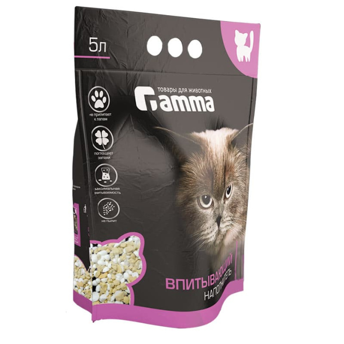 Наполнитель впитывающий Gamma  (5 л)