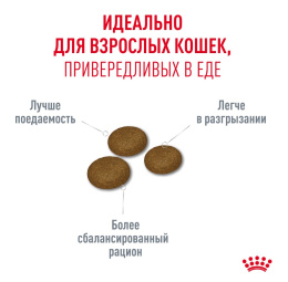Корм сухой для привередливых кошек Royal Canin Fussy