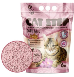 Соевый наполнитель Cat Step Tofu Lotus