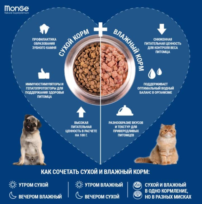 Сухой корм для собак Monge Dog Monoprotein Adult All Breeds (форель, рис) (2,5 кг)