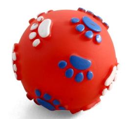 Triol Игрушка для собак из винила Мяч с лапками, d60мм
