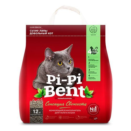 Наполнитель Pi-Pi-Bent Сенсация свежести (10 кг (24л))