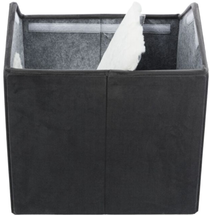 TRIXIE Домик для кошек и собак Livia (темно-серый/белый) (38х41х44 см)