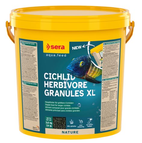 Корм гранулы для цихлид SERA Cichlid Green XL (1000 мл (350 г))