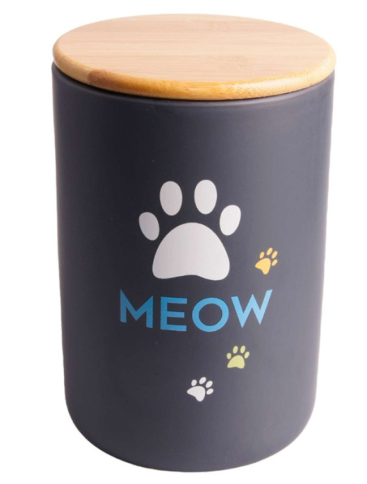 Бокс для хранения корма для кошек Mr.Kranch керамический MEOW (1.9 л)