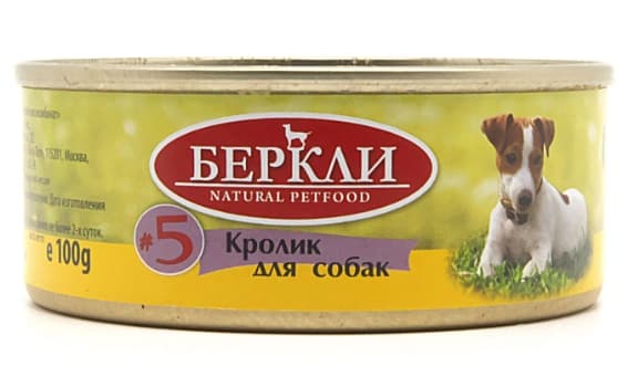 Консервы для собак Berkley (кролик)