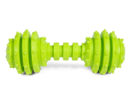 Triol Игрушка для собак из резины "Гантель с двумя колокольчиками"