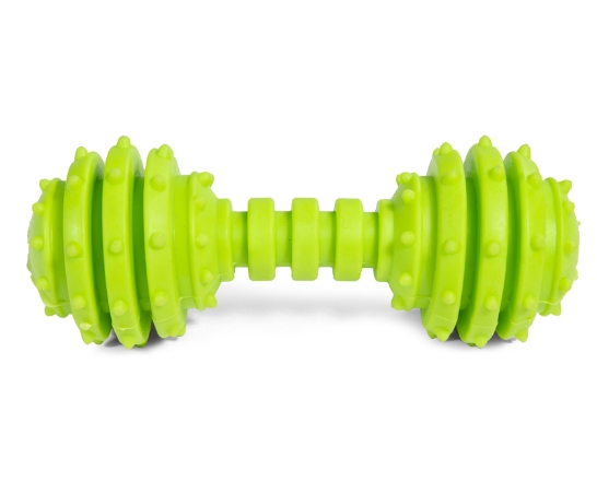 Triol Игрушка для собак из резины "Гантель с двумя колокольчиками"