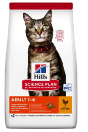 Сухой корм для кошек Hill's Science Plan Adult 1-6 (курица)