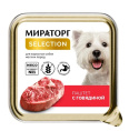 Мираторг Паштет для собак мелких пород с говядиной Selection (100 гр)