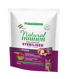 Сухой корм для стерилизованных кошек Natural Trainer Adult Sterilised (утка)