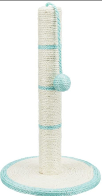 Когтеточка в виде столбика с мячиком TRIXIE (50х31 см)