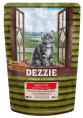 Влажный корм для кошек DEZZIE Adult Cat в соусе (утка, печень) (85 гр)