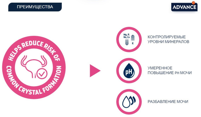 Сухой корм для собак Advance Veterinary Diets Urinary (3 кг)