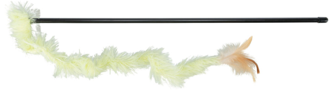Дразнилка для кошки плюшевая с пером TRIXIE (48 см)