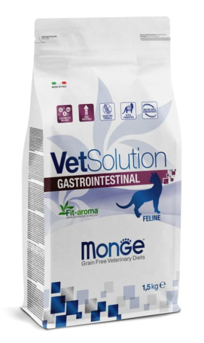 Сухой корм для кошек Monge VetSolution Gastrointestinal Cat (1,5 кг)