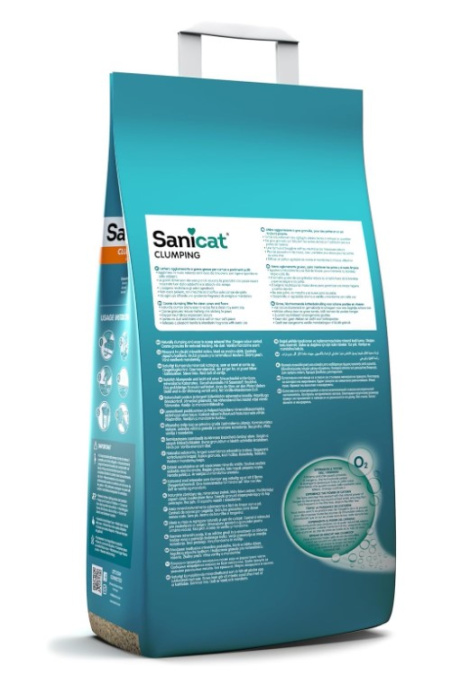 Наполнитель бентонитовый Sanicat Clumping Vainille-Mandarine (ваниль, мандарин) (8 л)