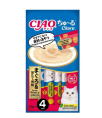 Лакомствo-пюре для кошек Inaba Ciao Churu (тунец Магуро, морской гребешок) (4 х 14 г)