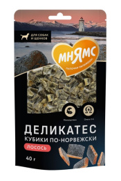Лакомство для собак Мнямс Деликатес "Кубики по-норвежски"