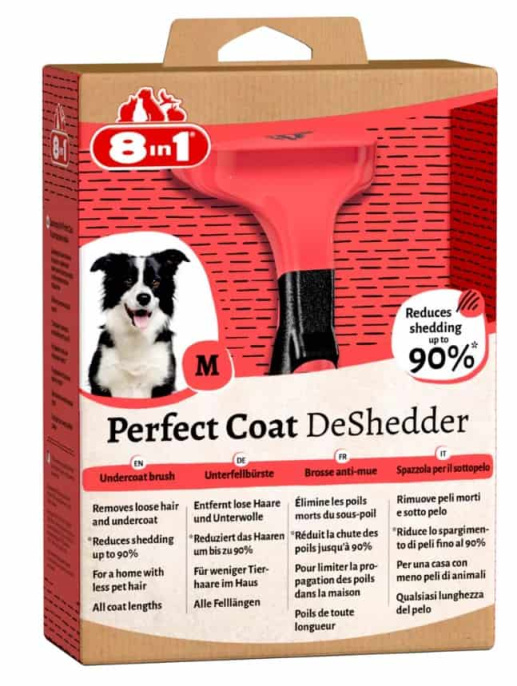 Дешеддер для собак 8in1 Perfect Coat DeShedder Dog (M, средние породы)