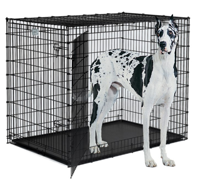 Клетка для собак MidWest Solutions 2 двери, цинк (137х94х114h см)