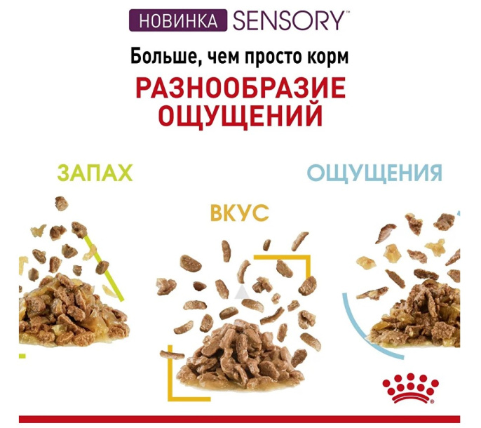 Влажный корм для кошек Royal Canin Sensory Smell (соус) (85 гр*12 шт)