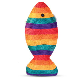 Triol Когтеточка из сизаля "Рыбка цветная"