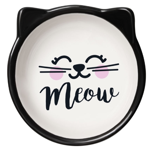 Миска керамическая на ножке "Мордашка" Triol (0,12 л)