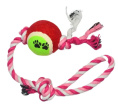 Игрушка для собак Papa&Mama Pet Мяч с канатом (35 см)