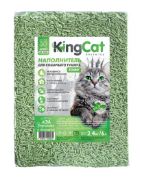 Наполнитель KingCat Тофу Green Tea