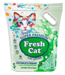 Силикагелевый наполнитель Fresh Cat Летняя прохлада