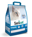 Наполнитель минеральный Sanicat Hygiene + White (без запаха) (10 л)