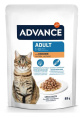Влажный корм для кошек Advance Adult Cat кусочки в соусе (курица) (85 г)