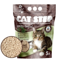 Наполнитель древесный CAT STEP Wood Original