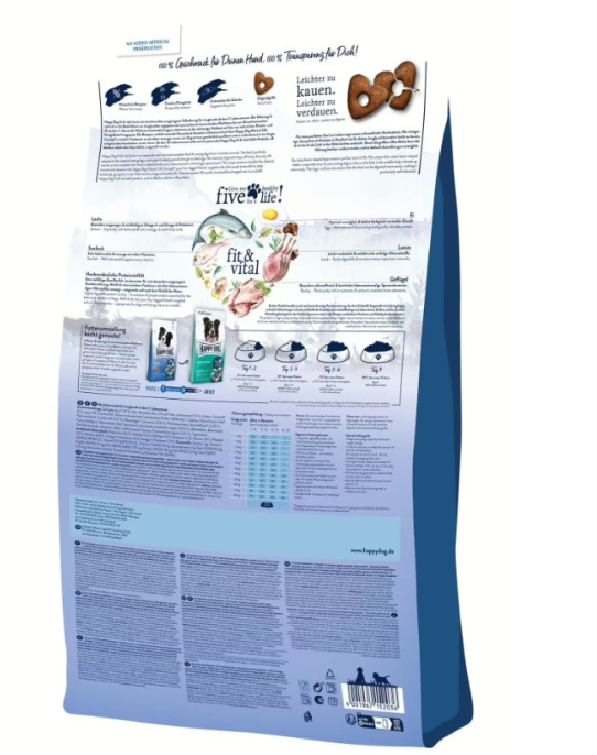 Сухой корм для молодых собак Happy Dog Junior fit & vital  (10 кг)