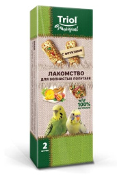 Лакомство для волнистых попугаев с фруктами Triol Original 