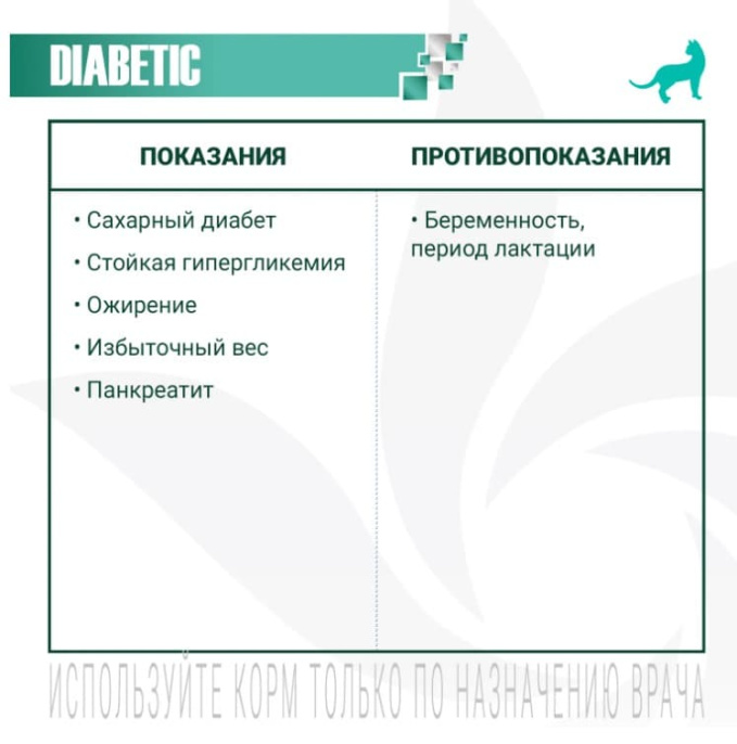 Сухой корм для кошек Monge VetSolution Diabetic Cat (400 гр.)