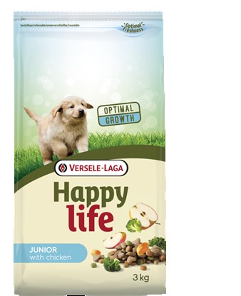 Сухой корм для щенков Happy Life (курица) (3 кг)
