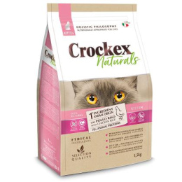 Сухой корм для котят Crockex Natural Kitten (курица, рис)