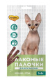 Лакомство для кошек Мнямс лакомые палочки 13,5 см с уткой и кроликом (3х5 гр.)
