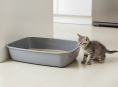 Туалет для кошек SAVIC "Iriz 42" (42х30,5х10 см, серый)