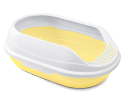 Triol Туалет для кошек овальный с бортом Ирис 430х300х150 мм