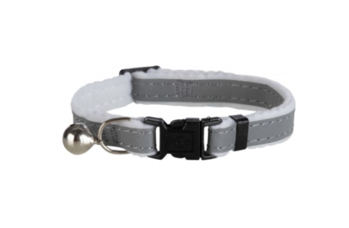 Ошейник для кошек светоотражающий с колокольчиком TRIXIE Safer Life