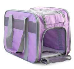 Triol Сумка-переноска для кошек и собак Техно (сиреневая)