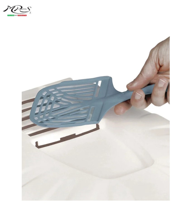 Закрытый туалет для кошек KOMODA пудровый (54x39x40h см)