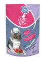 Влажный корм для кошек ЗА КОРМА РОДИНЫ "Пища котов с говядиной, кусочки в соусе" 85 г (85 гр.)