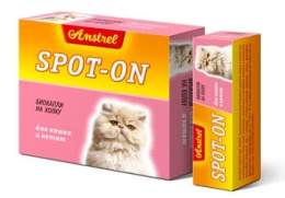 БИОкапли антипаразитарные для кошек и котят Amstrel "Stop-on"