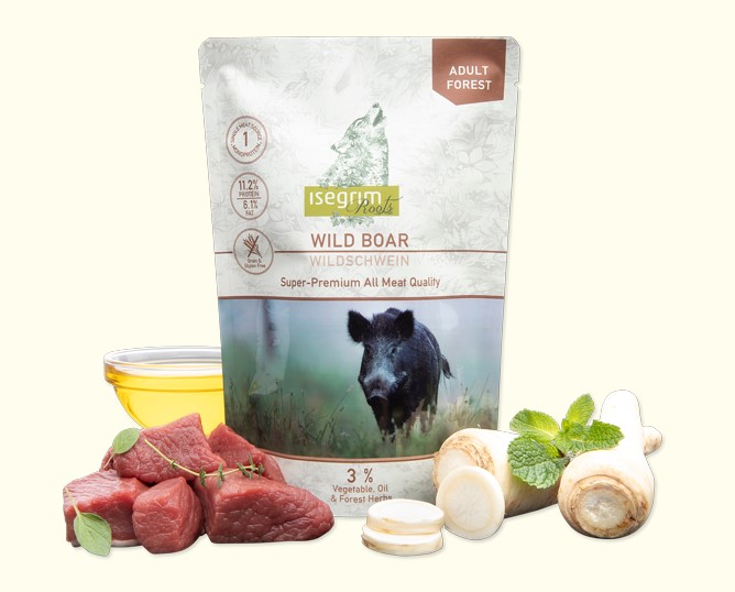 Влажный корм для собак Isegrim Roots Adult Forest (дикий кабан) (410 гр.)