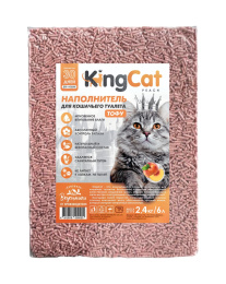 Наполнитель KingCat Тофу Peach